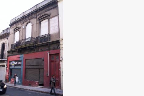 Fachada sobre la calle Buenos Aires