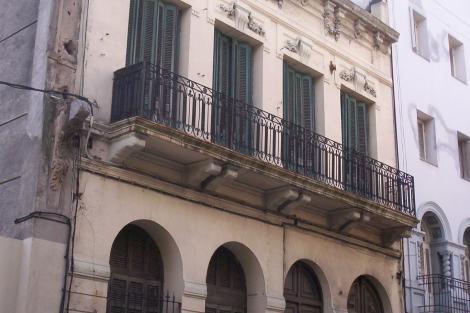 Fachada sobre la calle Ituzaingó